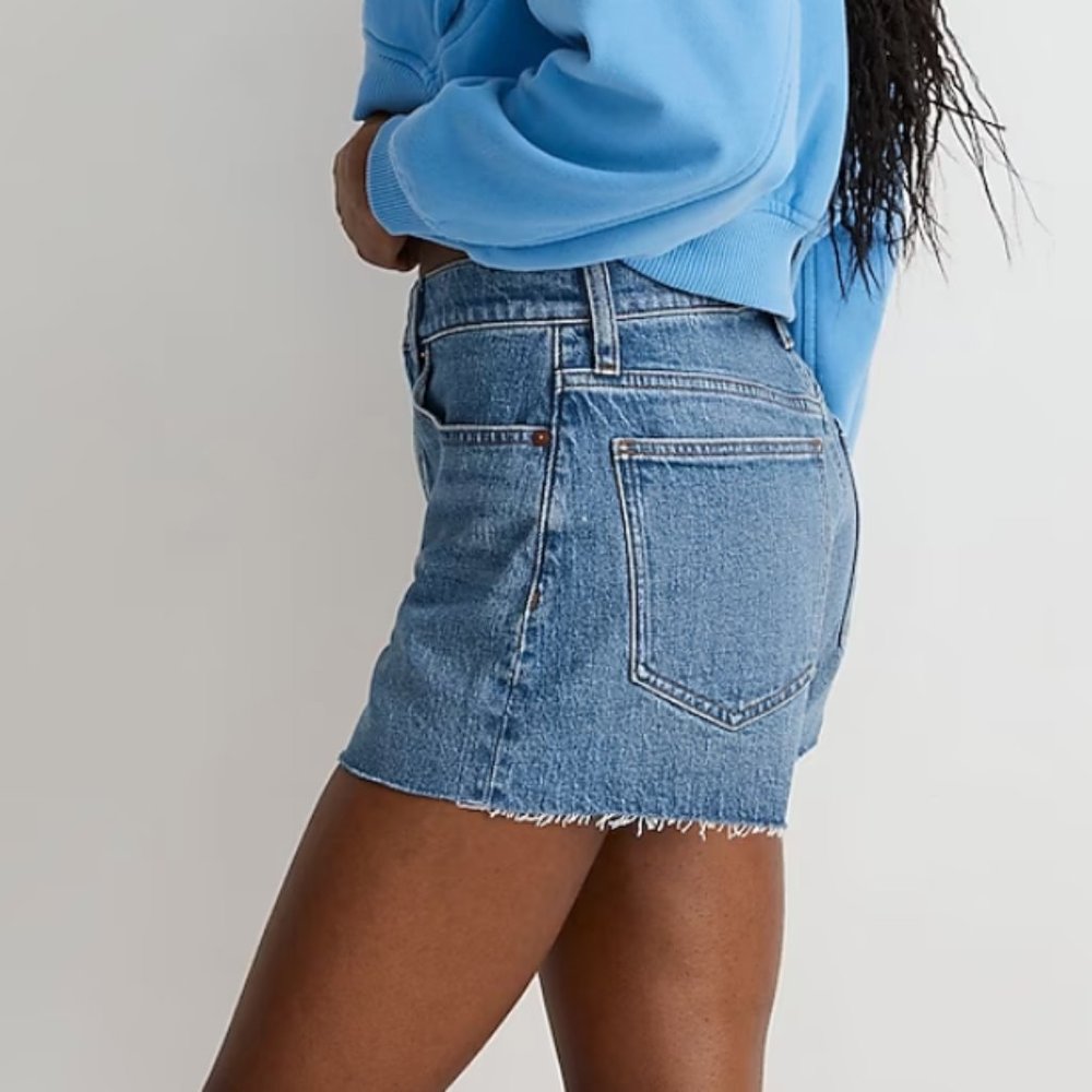 NWT Madewell Perfect Vintage Jean Shorts - Picture 3 of 5